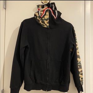 BAPE Camo Shark World Gone Hoodie